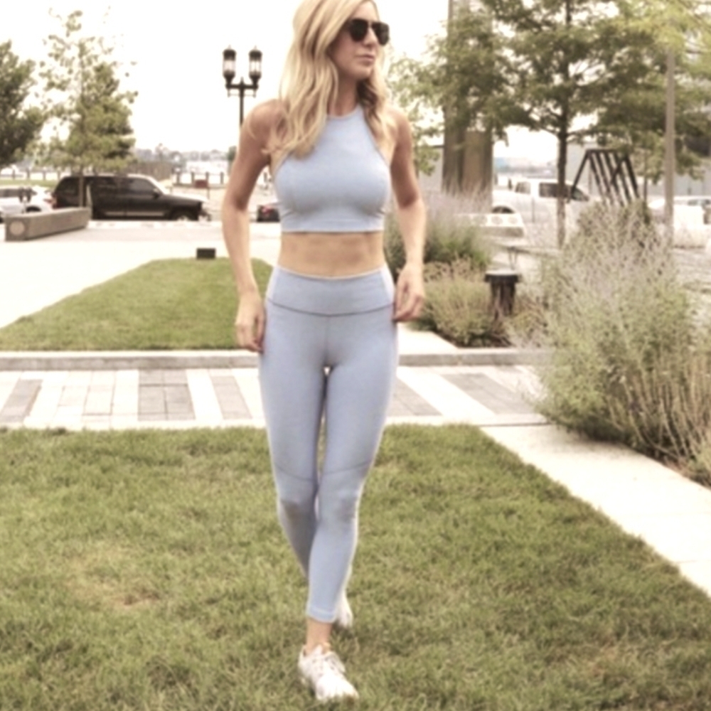Outdoor Voices Heather Gray 7/8 Warmup Legging XS
